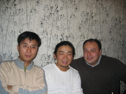 Wang Lei, Lu Jun, and David